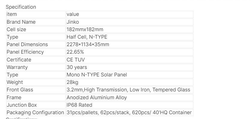 Джинко солнечная панель Qcells 560W 565W 570W 575W 580W Энергетическая панель Солнечная энергия Pv панель массив