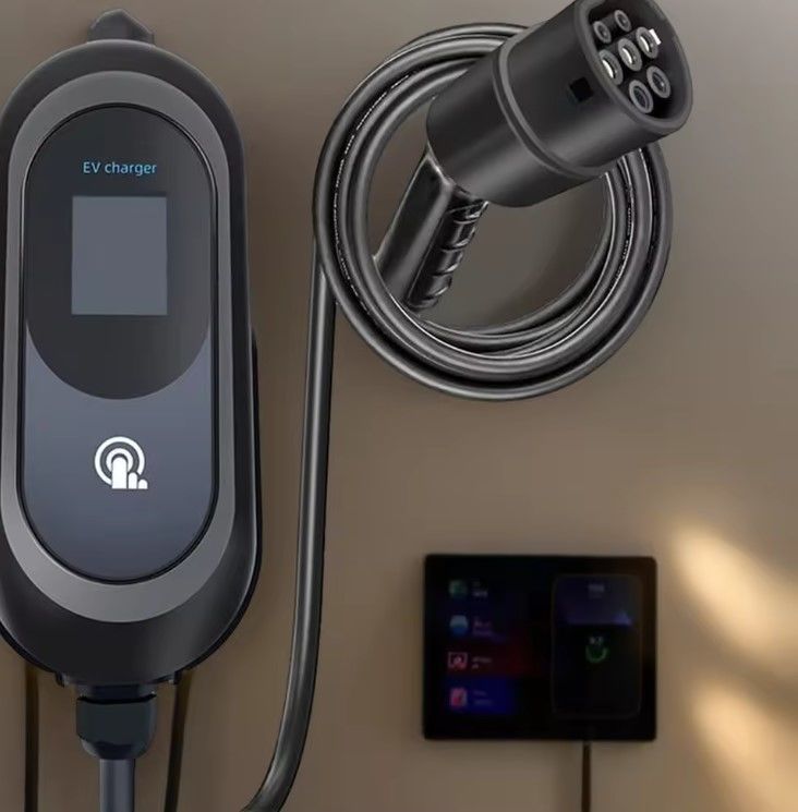 Умный быстрый ветроустойчивый наружный портативный EV Автомобиль AC зарядная куча с батареей Настенные зарядные станции Бесплатный стенди